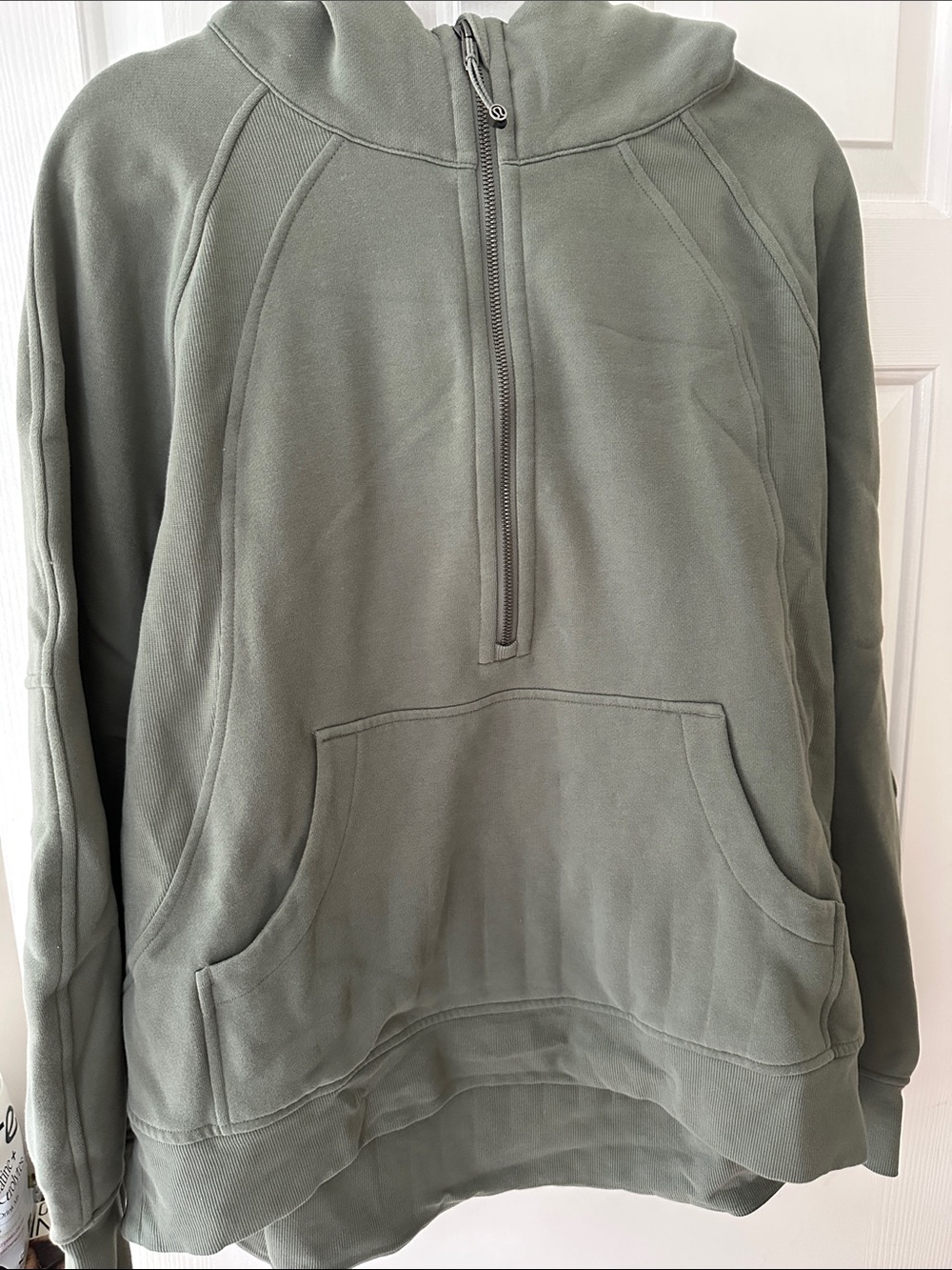 lululemon athletica scuba oversized half zip hoodie long